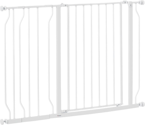 Pawhut dog gate wide stair - dog,