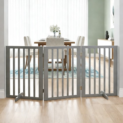 Wooden stair gate for dogs - wooden,