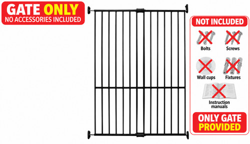 Extra tall metal pet gate - metal,