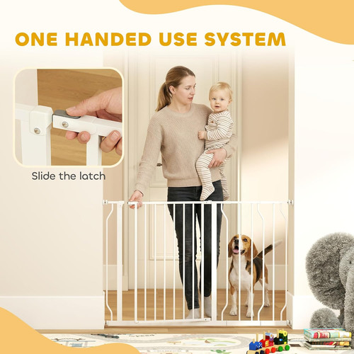 Pawhut dog gate - gate, wide