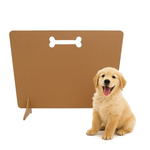 Portable wooden dog - wooden, stair