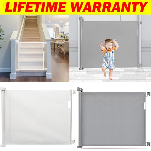 Retractable pet dog gate - retractable,