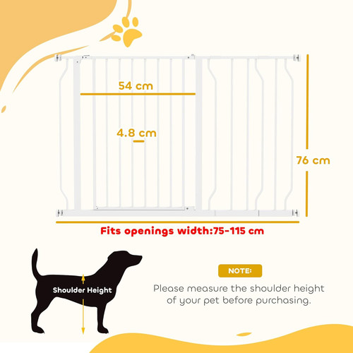 Pawhut dog gate - pawhut, stair