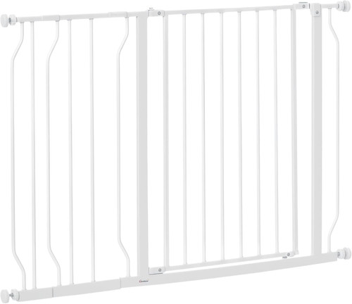 Pawhut dog gate wide stair - gate,
