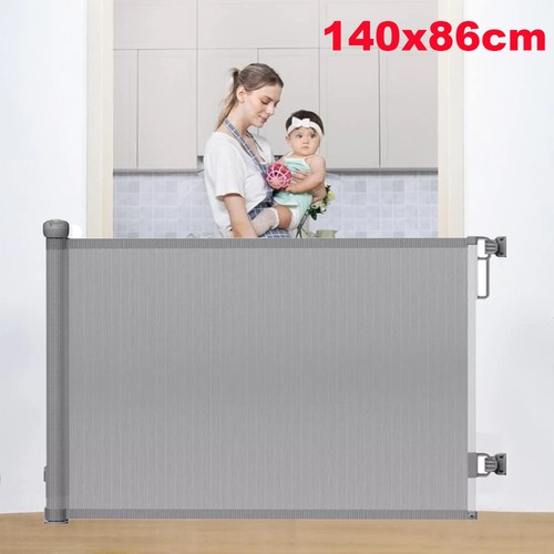 Retractable pet dog gate - dog, baby