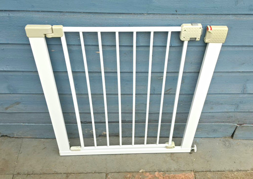 White metal pressure mounted - white,